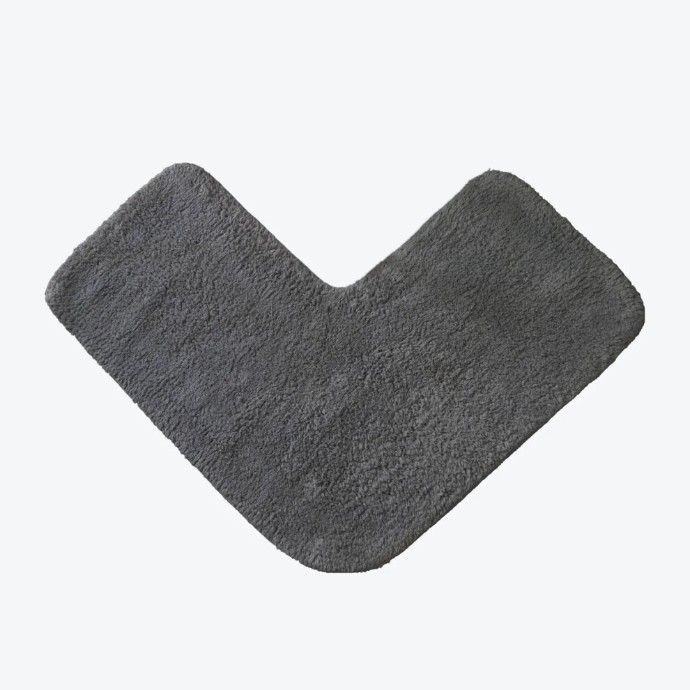 Allure Bath Fashions L Shape Corner Shower Mat - Cotton - 35 x 70cm - Image 4