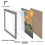 (White, A5- 210x148mm) New Modern Photo Frames Picture Frames Poster Frames Step Style With Multi Colours 4