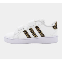 (6K) Kids Adidas Grand Court FZ3528 Trainers Cloud