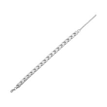 Classic Watch Strap Stainless Steel Plated Silver Waterproof Tarnish Present Jewelry For Girls And Women