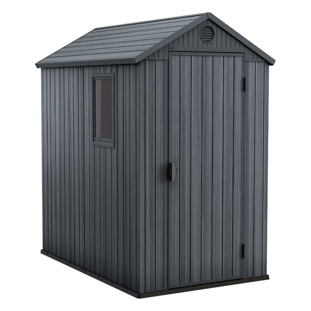 Keter Darwin 6 X 4Ft Shed - Grey