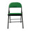(Green, 1) Artificial Faux Leather Home Office  Folding Chair 2