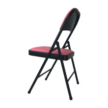 (Pink, 1) Artificial Faux Leather Home Office Folding Chair