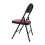 (Pink, 1) Artificial Faux Leather Home Office  Folding Chair 1