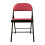 (Pink, 1) Artificial Faux Leather Home Office  Folding Chair 3