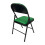 (Green, 1) Artificial Faux Leather Home Office  Folding Chair 4
