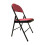 (Pink, 1) Artificial Faux Leather Home Office  Folding Chair 4