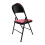 (Pink, 1) Artificial Faux Leather Home Office  Folding Chair 5