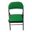 (Green, 1) Artificial Faux Leather Home Office  Folding Chair 1