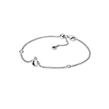 100% 925 Sterling Silver Sparkling Crown Charm Bead for Women - DIY Adjustable O-Chain Bracelet Gift