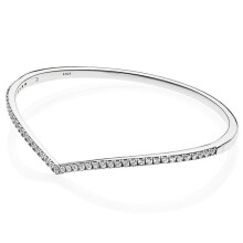 925 Sterling Silver Moments Shimmering Wish With Crystal Bracelet Bangle Fit Bead Charm Diy Jewelry