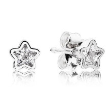 925 Sterling Silver Starshine Orchid Rainbow Arcs of Love Heart Interlinked Circles Stud Earrings For Women Jewelry Gift