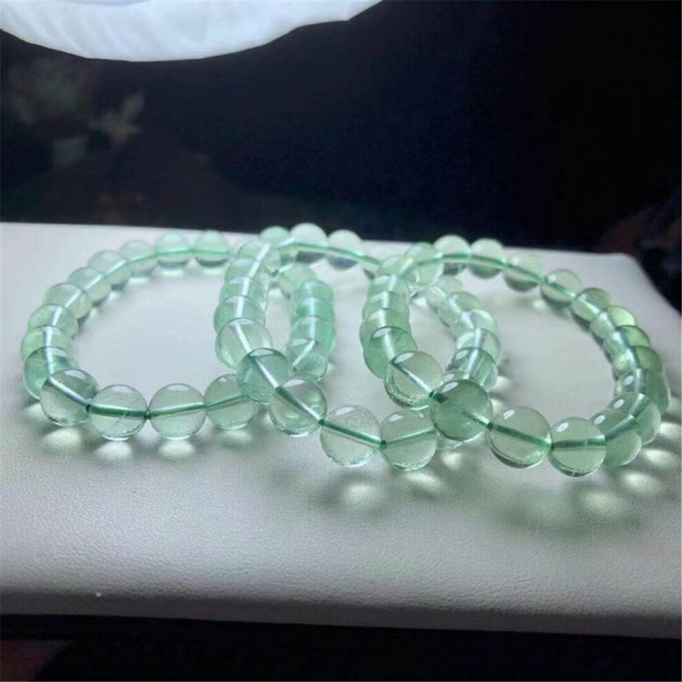 9mm Natural Green Fluorite Quartz Bracelet Jewelry For Woman Lady Man Healing Love Gift Crystal Beads Gemstone Strands AAAAA-image-OPC-PBSFRQJ-NEW