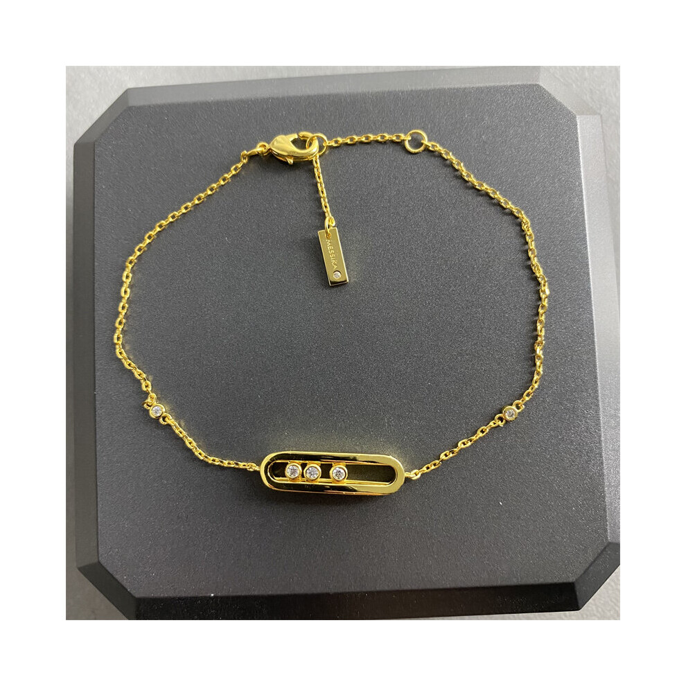 jewelry mobile diamond double pendant bracelet fine beauty 925 sterling silver-image-OPC-PBSFXK9-NEW