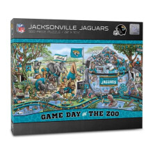 YouTheFan NFL Jacksonville Jaguars Spel Dagen på Djurparken 500-bitars Pussel