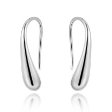925 Sterling Silver Water droplets Earrings For Women Jewelry Gift