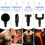Cordless Massage Gun, 6 Speeds Handheld Deep Tissue Muscle Massager 7