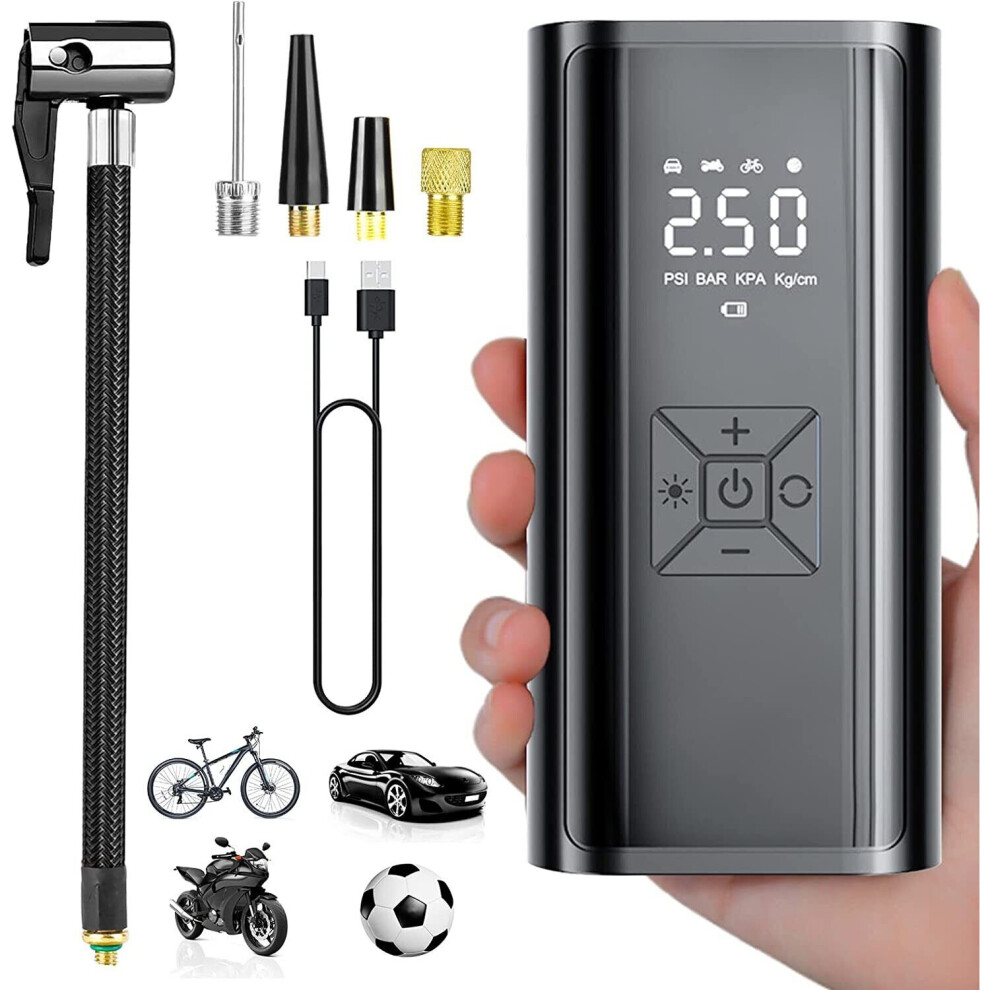 150Psi 12V Digital Lcd Electric Air Compressor Car Tyre Inflator Pump 9300063915558