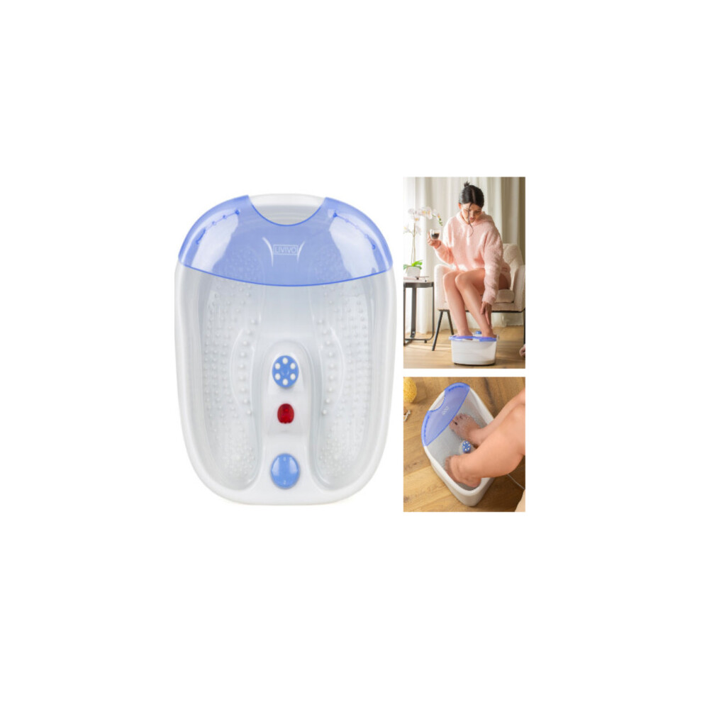 VIBRATING WET BATH FOOT SPA INFRARED MASSAGER PEDICURE