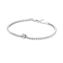 Tennis Bracelet Women's Charm Jewelry High 925 Sterling Silver Zircon Girlfriend Gift Cartoon