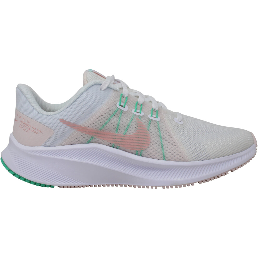 (5) Nike Quest 4 White/Pink Glaze-Menta DA1106-105 Women's