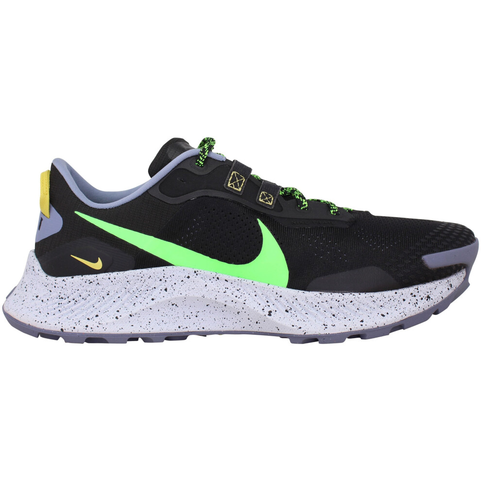 (7.5) Nike Pegasus Trail 3 Black/Green Strik-Ashen Slate DA8697-004 Men's