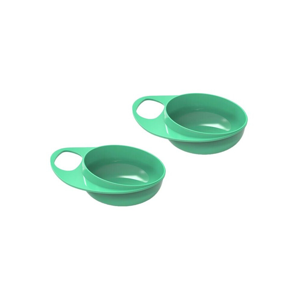 Nuvita Easy Eating Smart Feeding Bowls For Baby - Pack Of 2'S Green