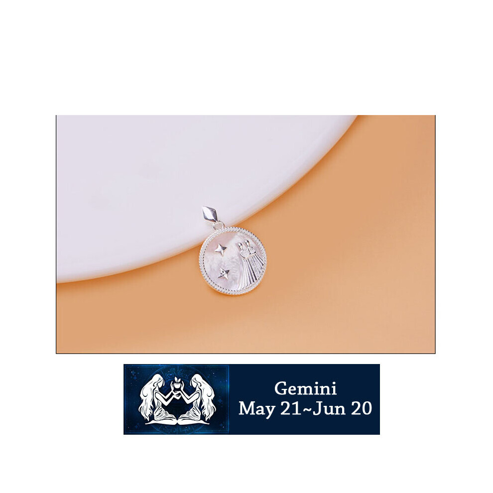 TrustDavis Real 925 Sterling Silver Shells Constellation Charm Pendant DIY Accessories Fine Jewelry HY036-image-OPC-PBSGM2F-NEW