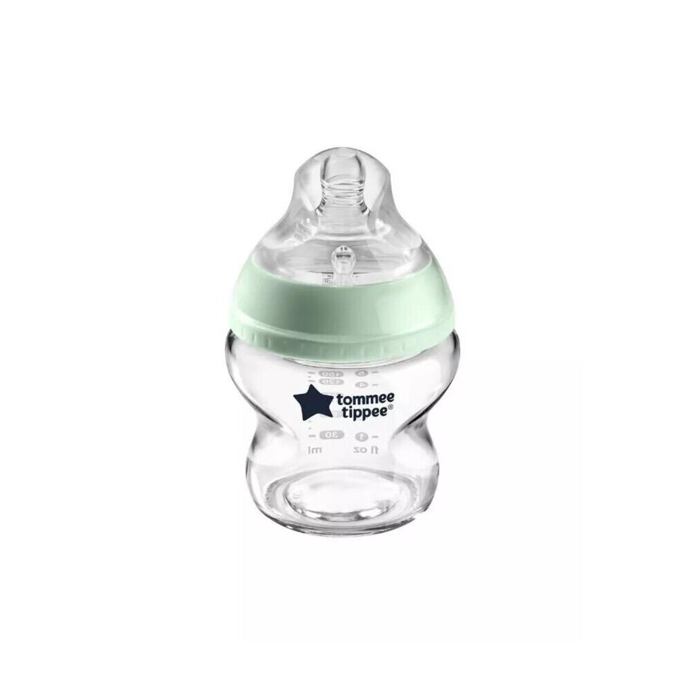 Tommee Tippee Closer To Nature Glass Feeding Bottle For 0 Months