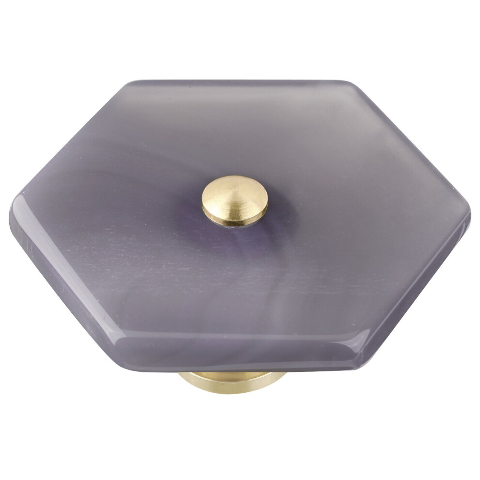 Geometric Hexagon Agate Slice Drawer Cabinet Pulls Knobs Dresser Cupboard Door Brass Handle Wall Hanging Hooks Furniture Decor 885654814315