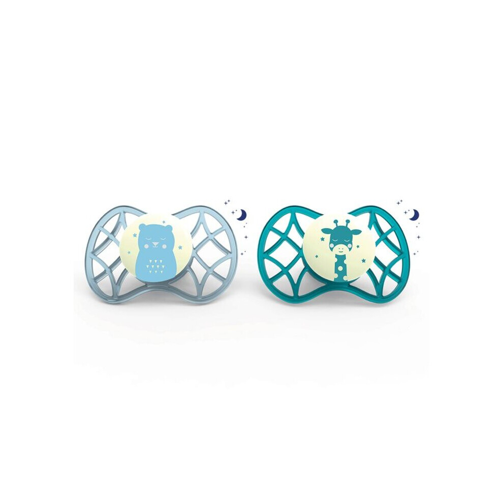 Nuvita AIR.55 Pacifier With Symmetrical Teat For 0 Months+ Baby Boy