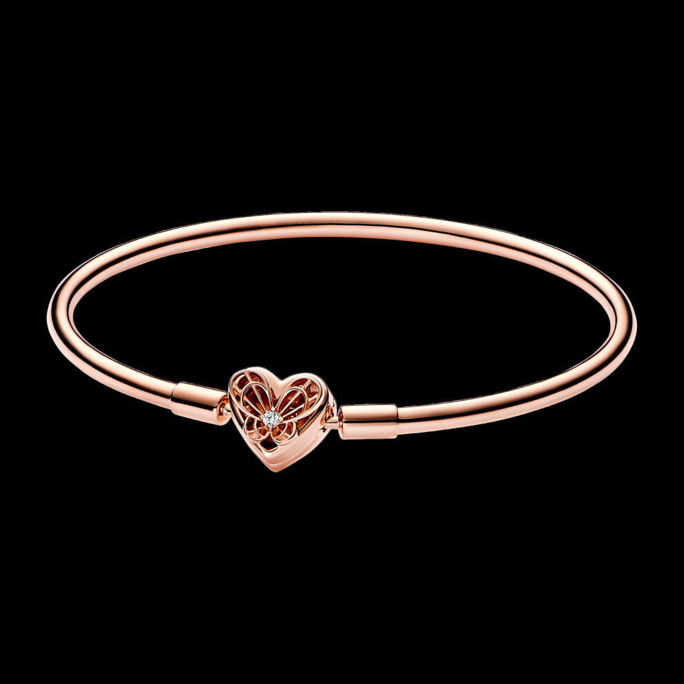 (CPB001 White-19cm) 925 Silver Heart Snake Chain Bracelet For Women Infinite Knot Butterfly Infinity Clasp Femme Bracelet Bangles Jewelry-image-OPC-PBSGSN8-NEW