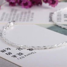 925 Sterling Silver Anklets For Women Gypsophila Ankle Chain Bracelet Jewelry Girl Holiday Party