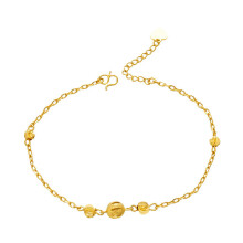 OMHXFC JB18 Jewelry European Hot Fine Woman Girl Party Birthday Wedding Gift Lucky Beads Summer Beach Anklet