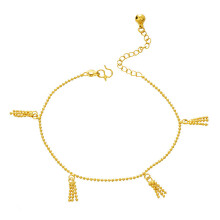 OMHXFC JB20 Jewelry European Fine Hot Woman Girl Party Birthday Wedding Gift Ear of Wheat Charm Beach Anklet