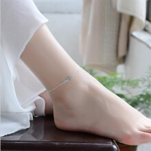 Star Bracelets For Women Jewelry Vintage 925 Sterling Silver Anklets Girls Accessories Female Birthday Gift Charm Anklet