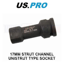 US PRO Tools 17mm Strut Channel Unistrut Type Socket  Length 72mm 1/2" DR 3767