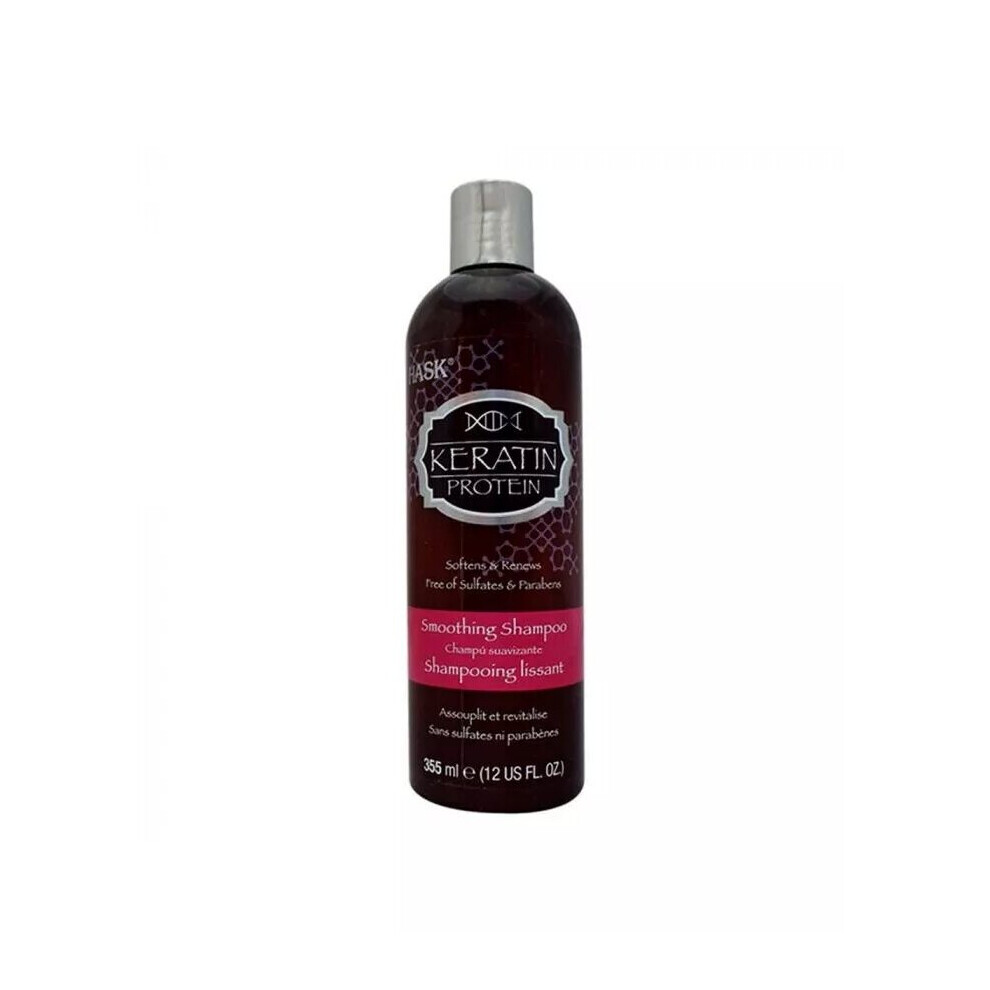 Hask Keratin Protein Smoothing Shampoo Smoothing shampoo for frizz-free hair. 355 mL
