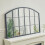 Living And Home Arched Modern Black Framed Wall Mirror 2
