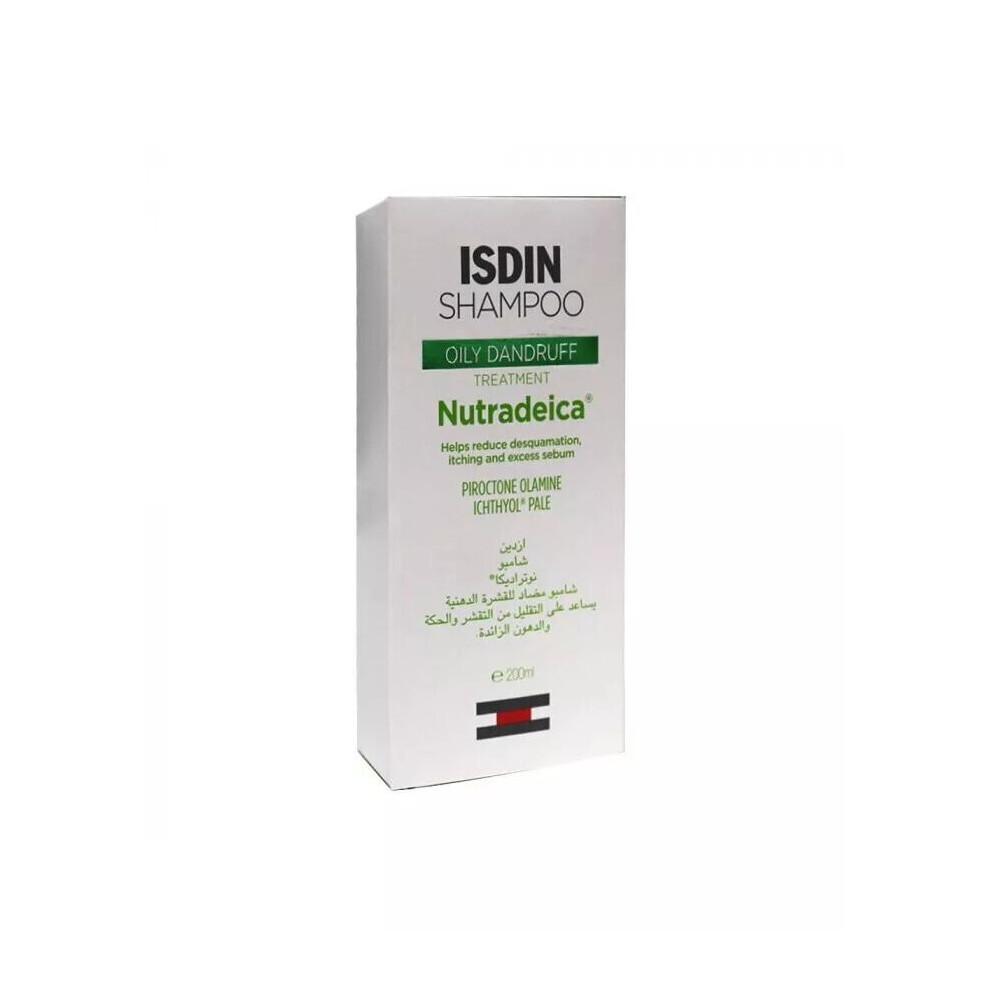 Isdin Nutradeica Oily Anti-Dandruff Treatment Shampoo 200 mL