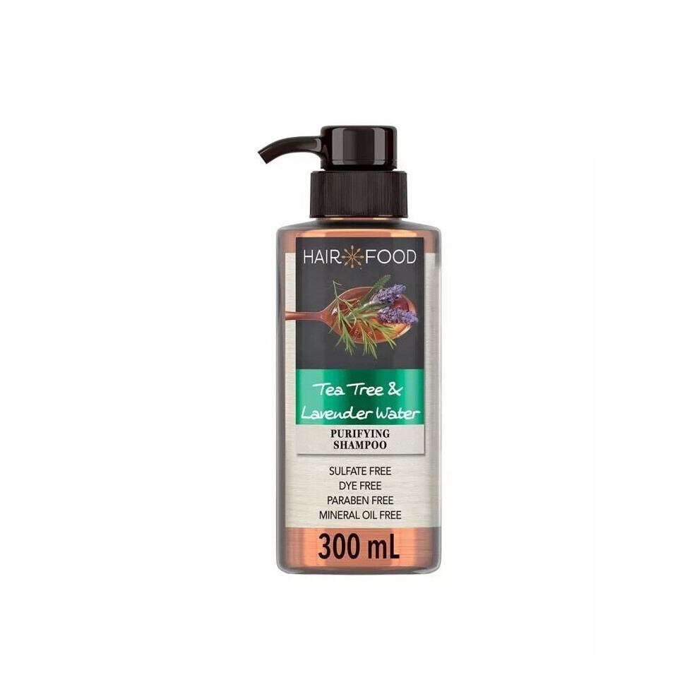 Lavender Hair Food Sulfate & Dye Free Purifying Treatment Shampoo With Tea