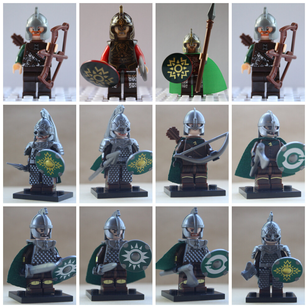 Lord Of The Rings Hobbit Custom Lego Toy 12 Mini Figures Super Hero