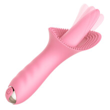 Silicone Vibrator Female Masturbation Tongue Vibrator Stick.