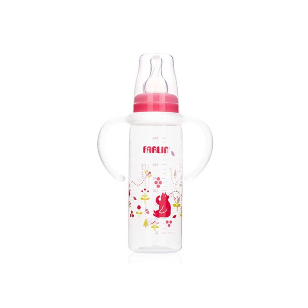 Farlin Animal Series 240ml Standard Neck PP Feeding Bottle With Handle