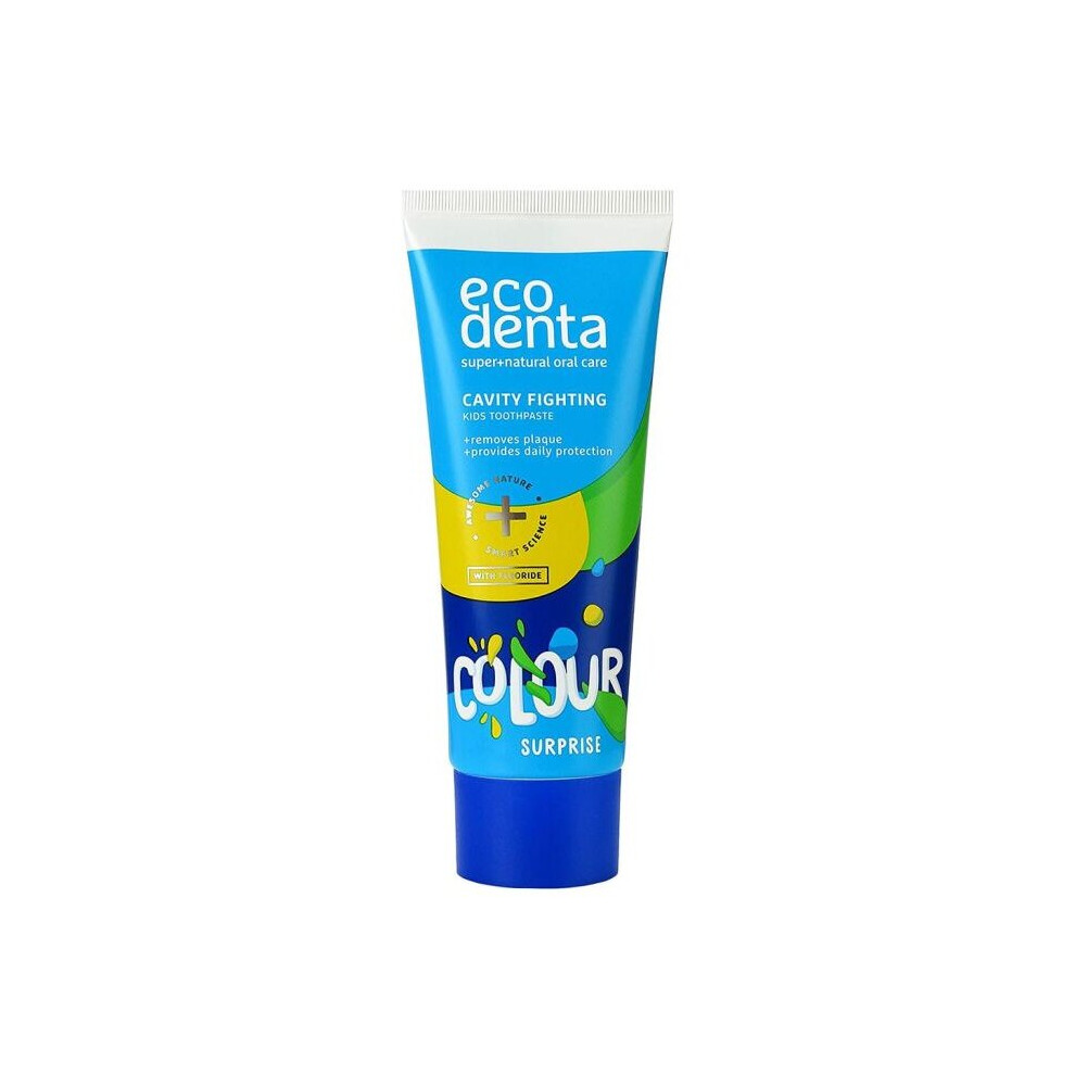 Ecodenta Colour Surprise Cavity Fighting Kids Toothpaste With Fluoride