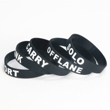 5pcs/Lot Game Silicone Bracelet Fill Intaglio 5 Styles Wristbands Bangles & Bracelets SH008