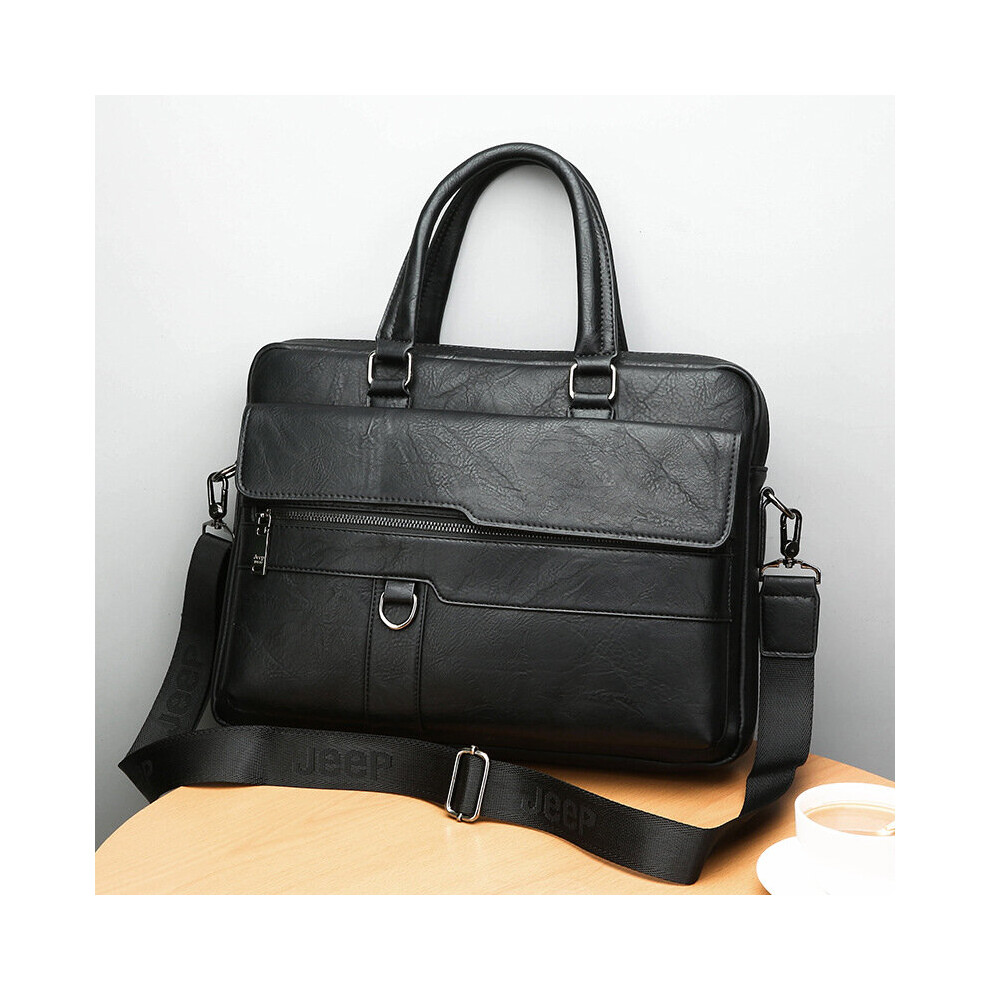 Men Briefcase Bag High Business Famous PU Leather Shoulder Messenger Bags Office Handbag 15 inch Laptop bag-image-OPC-PBSHPVP-NEW
