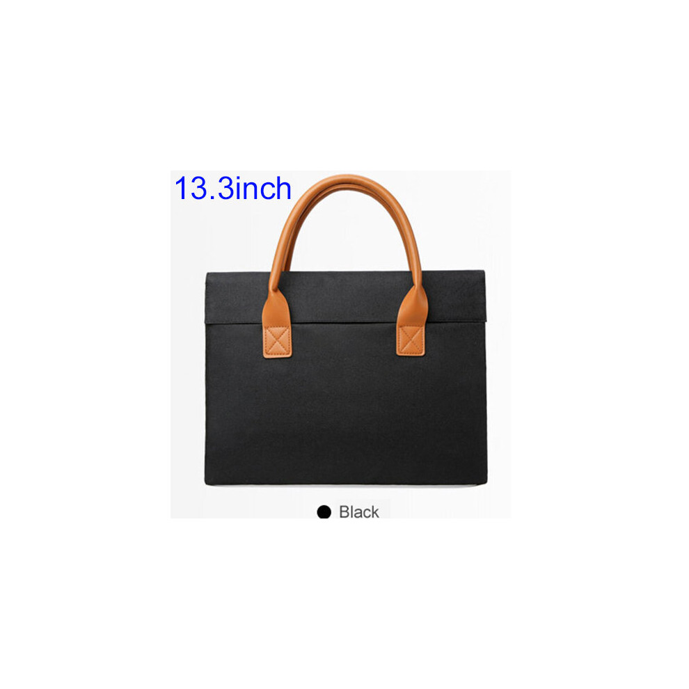 Laptop Bag Men Briefcase Women Hand Bag Notebook Carrying Case For 13 14 15.6 Inch Computer Handbag Brown 885659396564