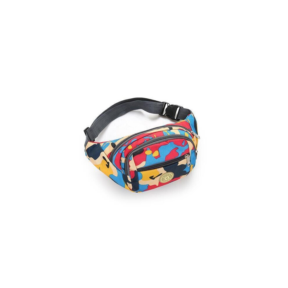 Colorful Waist bag Waterproof Travel Fanny Pack Mobile Phone Waist Pack Belt Shoulder Bags crossbody bags for men and women-image-OPC-PBSHR7N-NEW