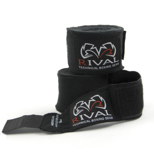 RIVAL BOXING MEXICAN 4M LONG HAND WRAPS - BLACK